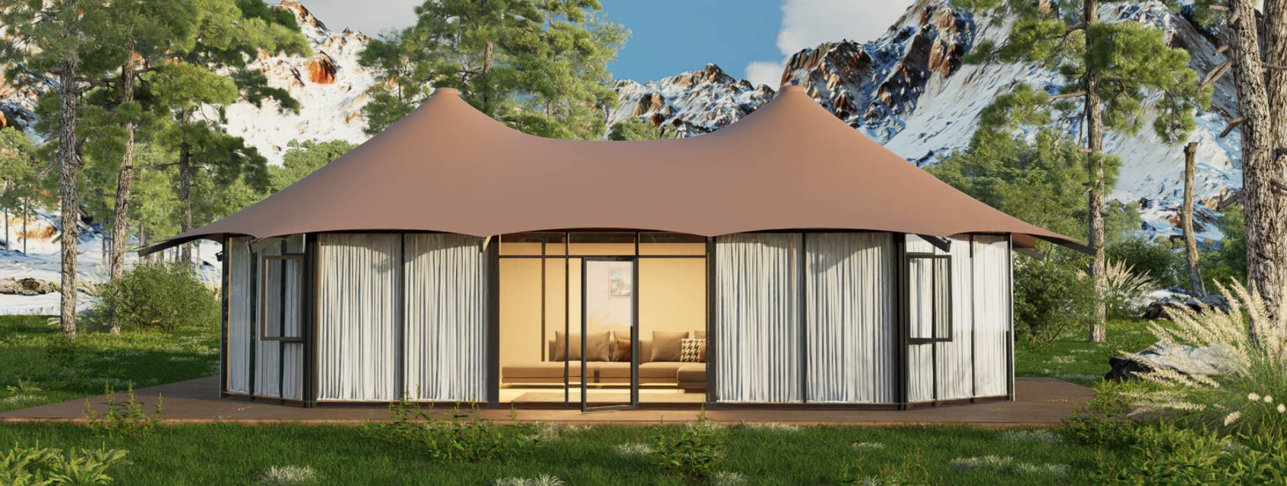 鹰手营子矿区移动式建筑钢结构房屋